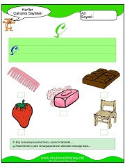 Ç Sesi Çalışma Sayfaları